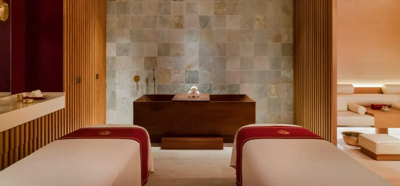 Spa view of Raffles Hotel Dubai
